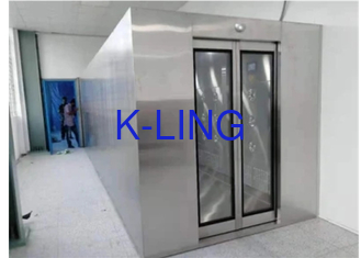 Tunnel automatique de douche d'air de porte de glissière avec 3 ventilateurs et buses d'air réglables