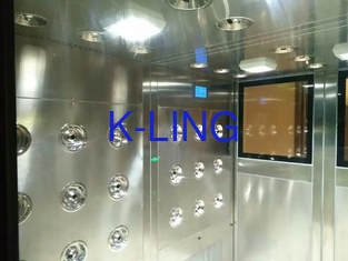 Tunnel à haute tension de douche d'air de 220V 380V 50HZ pour le Cleanroom d'industrie