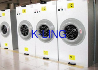 Unité de filtrage de ventilateur en plastique 200 CFM pour un débit d'air optimal et des environnements de salle propre