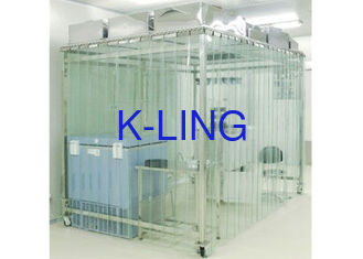 Cleanroom vertical mobile d'acier inoxydable de la pièce propre 304 de SoftWall de circulation d'air
