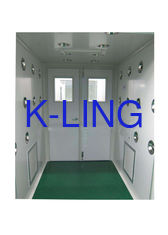 Tunnel modulaire adapté aux besoins du client de douche d'air de pièce propre avec le ventilateur interne