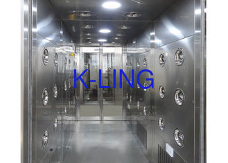 Acier inoxydable automatique de douche d'air de Cleanroom de l'induction 30m/Sec