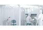 Pièce propre mobile de mur rideau de PVC pour des théâtres d'opération/bio laboratoires d'engrais