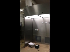 Panneaux sandwich ignifuges pour salle blanche Softwall avec porte étanche en acier