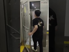Douche d'air de salle blanche en acier inoxydable personnalisée avec filtre à air HEPA