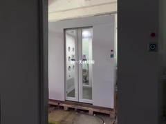 Économie d'énergie 380V Tunnel de douche à air avec éclairage LED et contrôle PLC de lampe UV