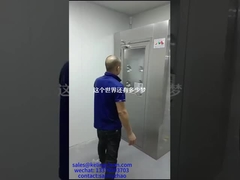 Douche d'air de salle blanche de classe 100 avec buse en acier inoxydable