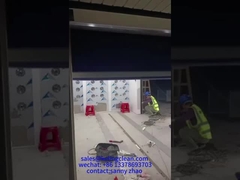 Douche d'air à porte à rouleaux rapides pour usine industrielle