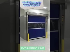 Classe 10000 Salle blanche Laboratoire Douche à air en acier inoxydable, contrôle PCL