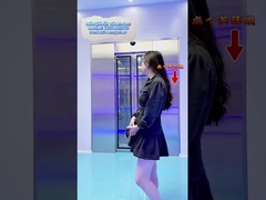 Tunnel de douche à air pour marchandises à induction automatique, personnalisable sur trois côtés