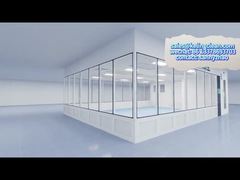 Salle blanche à parois souples de classe 100 avec contrôle PLC, taille personnalisée et garantie d'un an