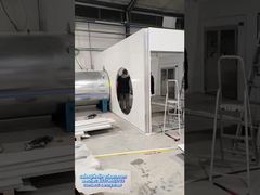 Salle blanche à parois souples classe 100000 avec FFU