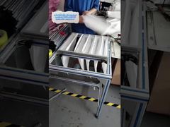 Filtre à air de poche avec fibre synthétique, résistance à l'humidité, pression initiale 50 Pa