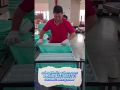 Filtre à air résistant de poche de fibre synthétique d'humidité avec la démonstration de cadre d'alliage d'aluminium