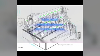 Salle blanche modulaire 40HC