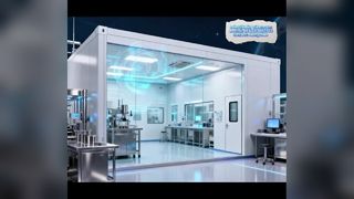 Salle blanche modulaire pour la microélectronique certifiée ISO