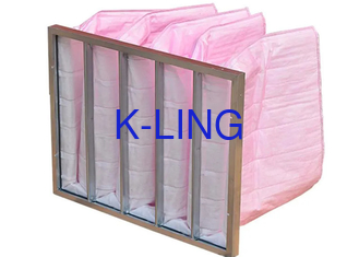 Filtres multipoches pour climatisation à volume d'air élevé de 2500 m3/h et faciles à installer