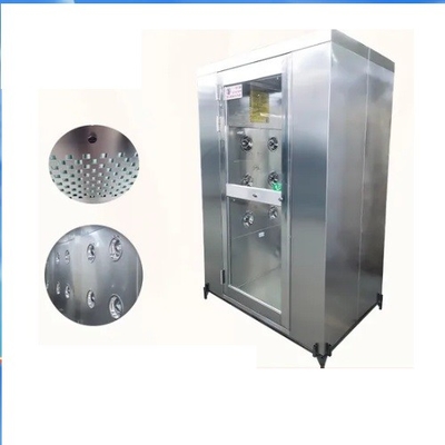 Douche d'air en salle blanche avec 99,99% d'efficacité du filtre Hepa et conception standard en acier inoxydable durable