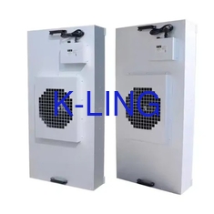 Unité de filtration de ventilateur de purification de classe 100-1000 en acier et en argent revêtus de poudre pour une efficacité maximale