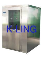 Douche d'air de Cleanroom du SUS 304 soufflant de la taille de les deux côtés adaptée aux besoins du client