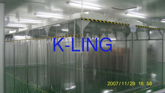 Salle blanche à parois souples ISO8 avec filtre HEPA H14 et conception modulaire pour une propreté de classe 100-10000