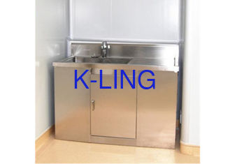 Réservoir de lavage durable d'hôpital, Cabinet debout libre de lavabo de cuvette simple