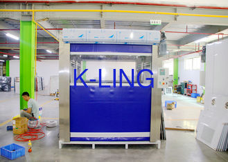 Vitesse de la boîte de passage de douche d'air d'induction d'infrarouge de porte de rideau en PVC 25-27m/S