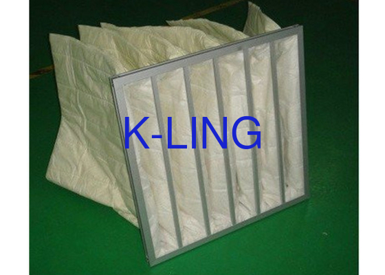 Filtre à air en alliage d'aluminium avec 80% d'humidité et matériau de filtration en fibres synthétiques supérieures.
