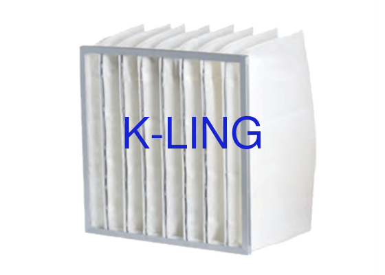 Filtre à air de poche avec résistance à l'humidité en fibres synthétiques 50 Pa Pression initiale