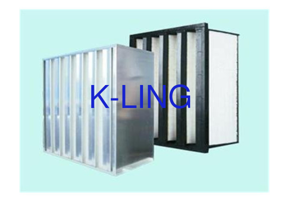 Filtre à cellules V - Capacité de retenue de poussière 18 m2 Efficacité de filtration constante F9