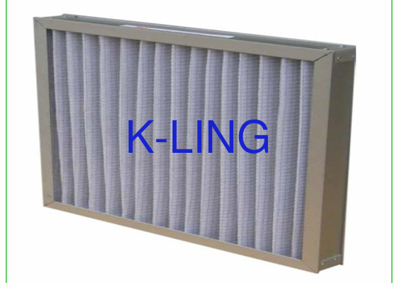 Filtres à air à panneau plissé de 96 mm d'épaisseur avec efficacité G4 et porosité personnalisable