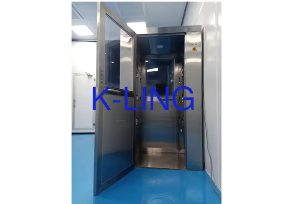 Salle de douche personnalisée à haute vitesse de type L avec une porte pivotante automatique à fréquence 50 Hz