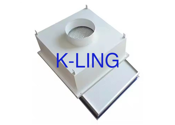 Boîte de filtre HEPA personnalisée avec débit d'air 200CFM et port DOP