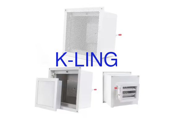 Boîte de filtre HEPA personnalisée avec débit d'air 200CFM et port DOP