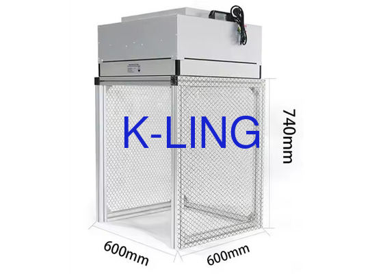 Classe 100-100000 Salle blanche à paroi douce avec filtre HEPA H14 sur mesure
