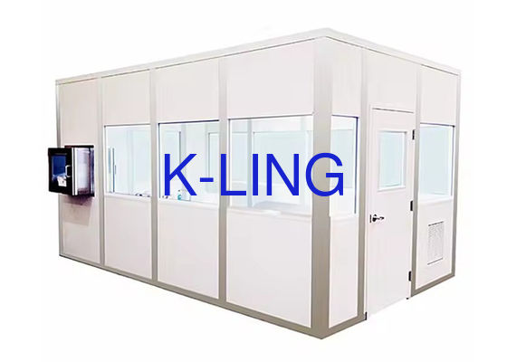 Cabine de nettoyage mobile / hangar de nettoyage avec une pression d'air de ± 20 Pa Toutes tailles et types personnalisables
