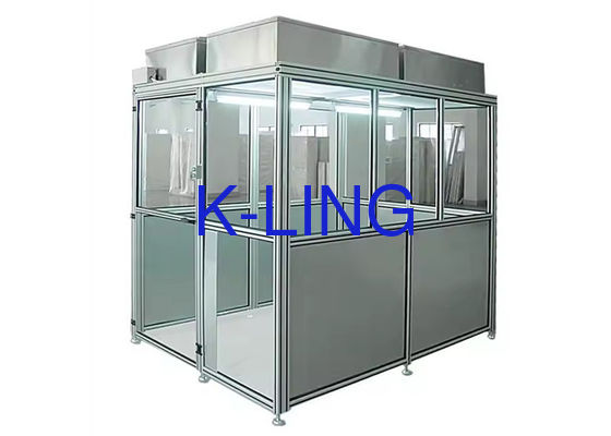 Cabine de nettoyage mobile / hangar de nettoyage avec une pression d'air de ± 20 Pa Toutes tailles et types personnalisables