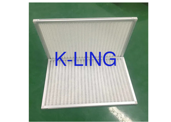 Impression personnalisée Pré-filtre Panneau plissé Filtres à air G1-G4 Efficacité