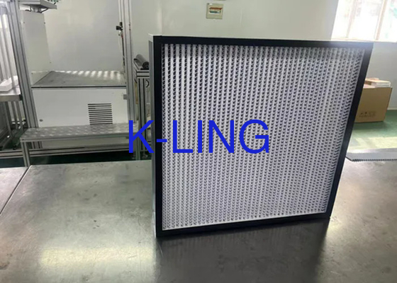 0Filtre à air plissé en fibre de verre de 12um avec taille et matériau personnalisés