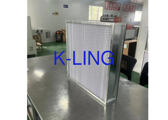 Filtre ULPA Hepa avec cadre en alliage d'aluminium et fibre de verre 10 kg de poids