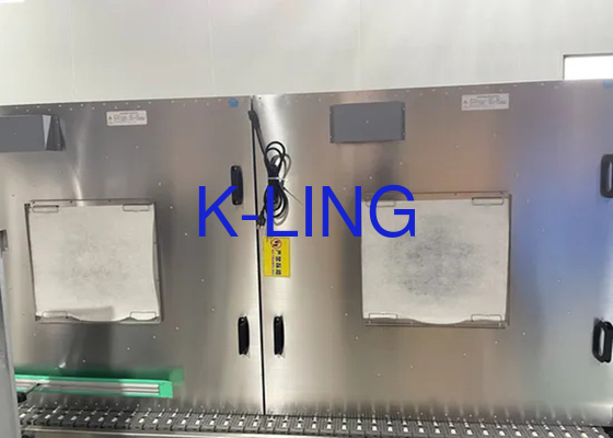 Unité de filtration de ventilateur à tension de 110 V avec consommation d'énergie de 50 W et matériau SS