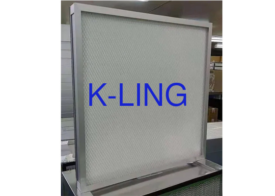 Filtre HEPA mini plié avec plateau pour des performances de filtration efficaces
