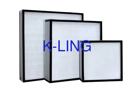 Filtre à air ULPA avec 99,9995% d'efficacité de filtration et écran métallique des deux côtés