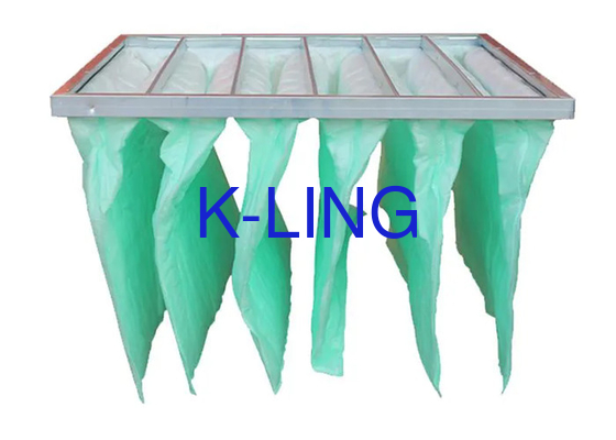 Filtres multipoches pour climatisation à volume d'air élevé de 2500 m3/h et faciles à installer