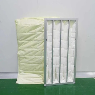 Filtre d'air de poche de classe de filtration F5 pour la purification de l'air des salles blanches
