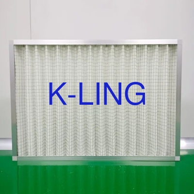 Efficacité G1-G4 Pré-filtre avec chute de pression de 0,2" WG