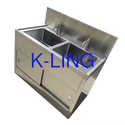 1175*875*350mm Lavabo en acier inoxydable 6 x 2 PCS Lampes UV pour le nettoyage hygiénique et lourd