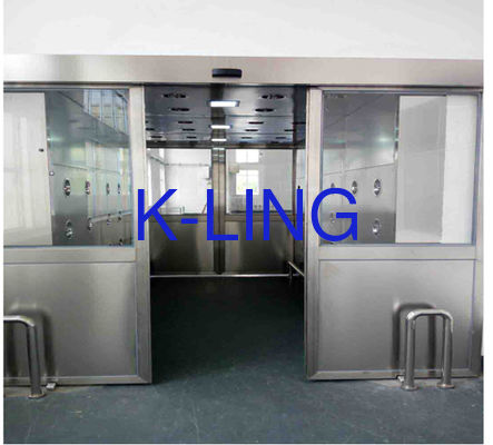 Tunnel de douche d'air en acier inoxydable en matériau SUS304 T 1,0 mm pour une contamination contrôlée dans les salles blanches industrielles