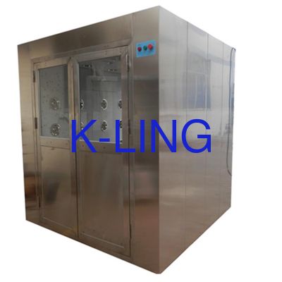 Module assembleur Douche d'air en acier inoxydable avec filtre HEPA mini-plié H13 et bouton d'arrêt d'urgence