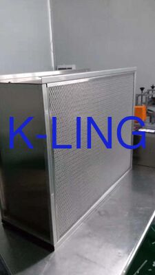 H13 Filtre à air HEPA de 1175x575x69 mm et résistance initiale inférieure à 200 Pa pour une résistance supérieure à la corrosion